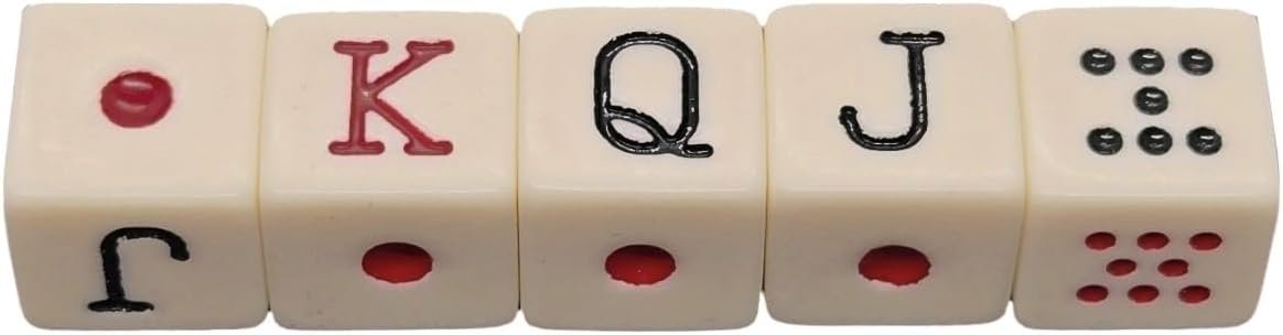 Spanish Poker Dice Set